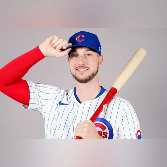 Nike Authentic Pinstripe Chicago Cubs Kyle Tucker #30 MLB Jersey Men’s Sz: L - Picture 2 of 8